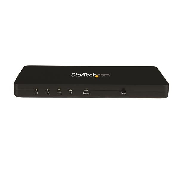 StarTech 4-poorts HDMI Splitter - 4K 30Hz - Aluminium - Zwart