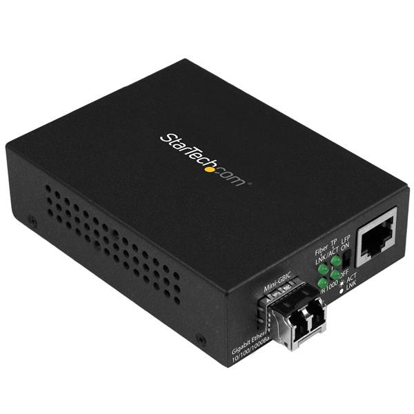 StarTech Gigabit ethernet glasvezel media converter - 850nm MM LC - 550m