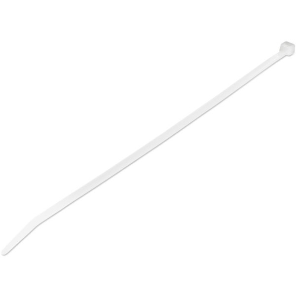 StarTech 250 mm Witte Kabelbinders - Nylon - 1000 stuks