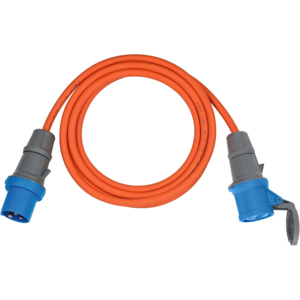 CEE Verlengkabel - 230V/16A - 5 meter - Blauw/Oranje