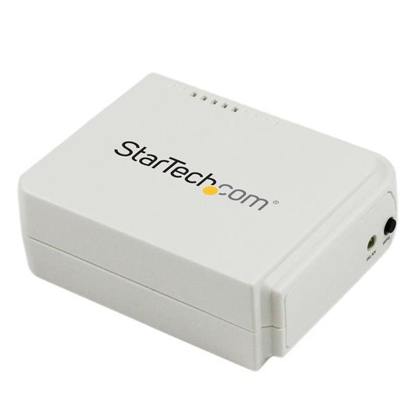 StarTech 1-poorts USB Wireless Netwerkprintserver - RJ45 Ethernet Poort - Wit