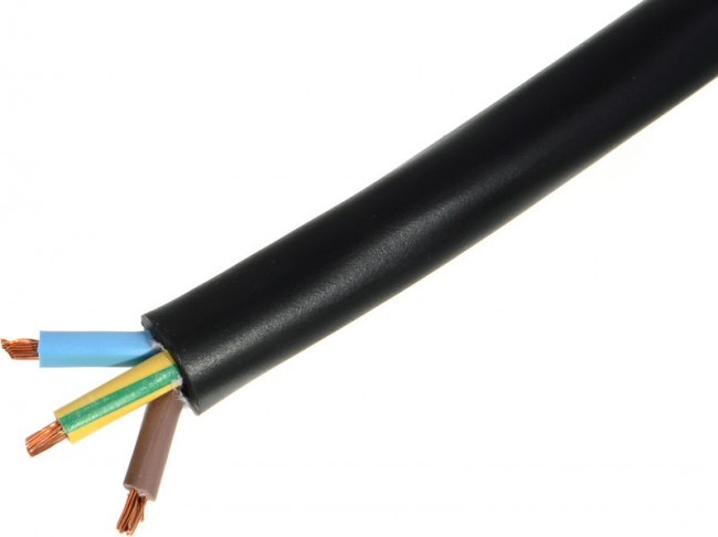Neopreen kabel H07RN-F 3 x 2,5mm² per meter