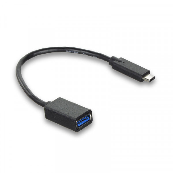 USB-C OTG Adapterkabel - 3.2 Gen 1 - 0,2 meter - Zwart