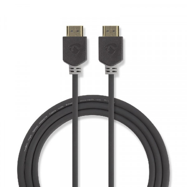 High Speed HDMI kabel met Ethernet 3m Antraciet