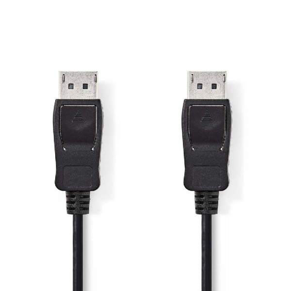DisplayPort v1.2 Kabel - 4K 60Hz - 3 meter - Zwart