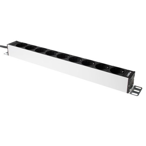 Plenty 9-voudige 19 inch stekkerdoos Zwart/Zilver 3m 9ae9f608ff76d4927bf725fb9c0a7e00