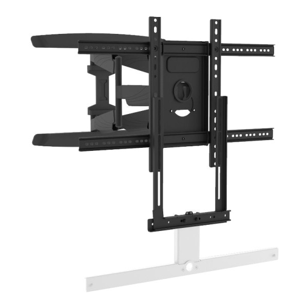 Cavus TV muurbeugel voor 37-70 inch - Full motion - Voor Witte Sonos Arc - Tot 40kg - Zwart/Wit