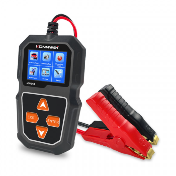 Accutester voor diverse Accu's - 6 en 12V - AGM, EFB, Gel en Lood - Zwart