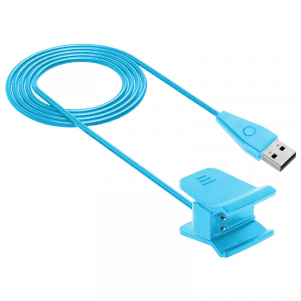 USB Oplaadkabel voor Fitbit Alta HR - Met reset functie - 0,6 meter - Blauw