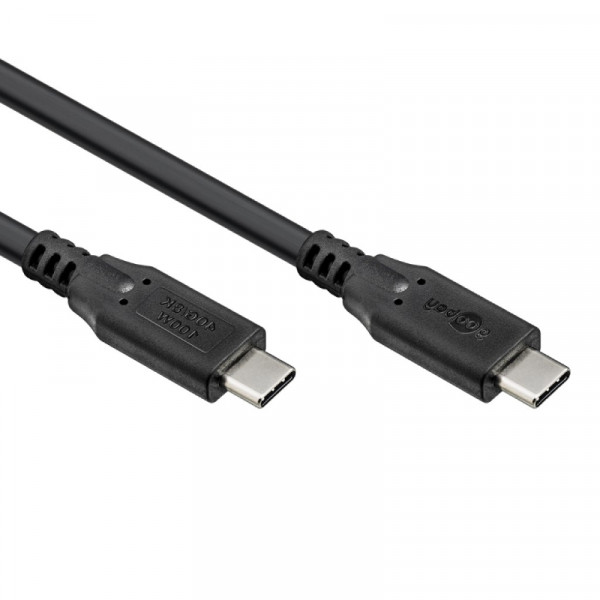 USB-C Kabel - USB4 Gen 2x2 - 100W laden - Pro - 2 meter - Zwart
