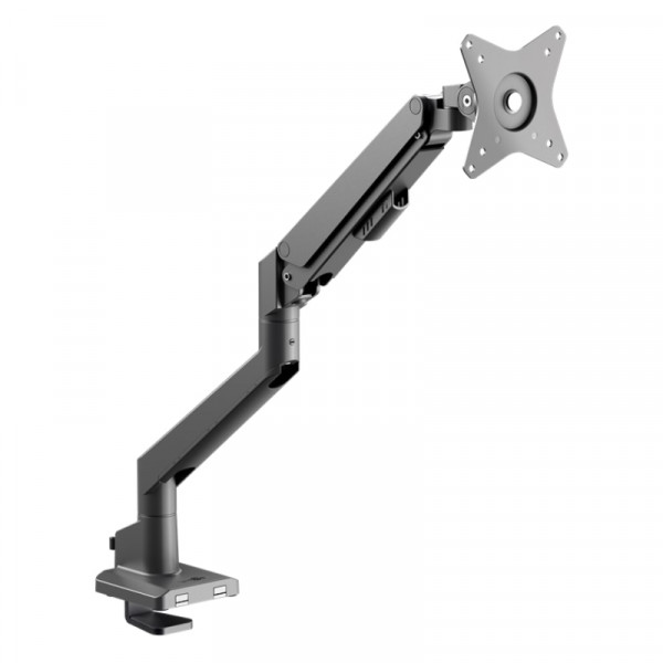 Bureaubeugel voor 17-32 inch scherm - Pro - Full motion - Tot 9kg - met Gasveer - Zwart