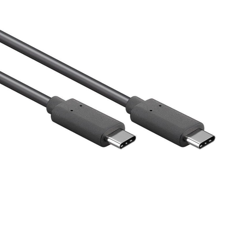 Goobay USB-C naar USB-C kabel - USB3.0 - tot 20V/3A / zwart - 3 meter