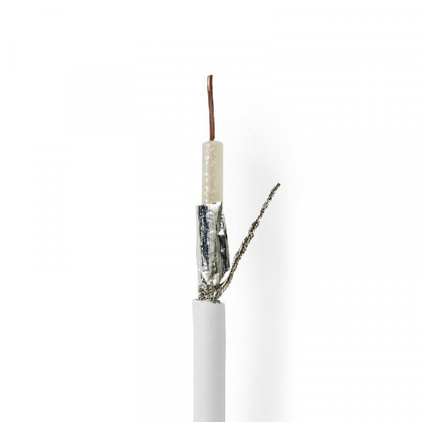Coax kabel 100dB (dubbel afgeschermd) per meter