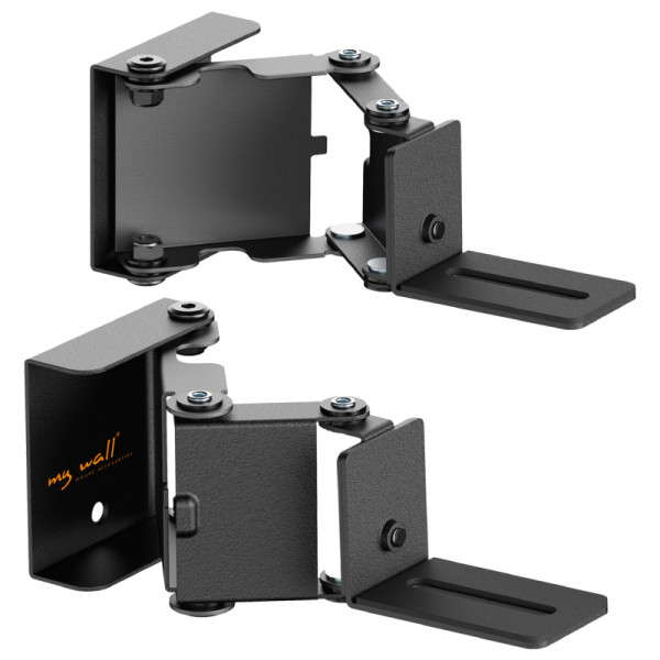 Ophangbeugels voor Soundbar - UIttrekbaar en zwenkbaar - Bevestiging aan muur - Tot 10kg - Zwart