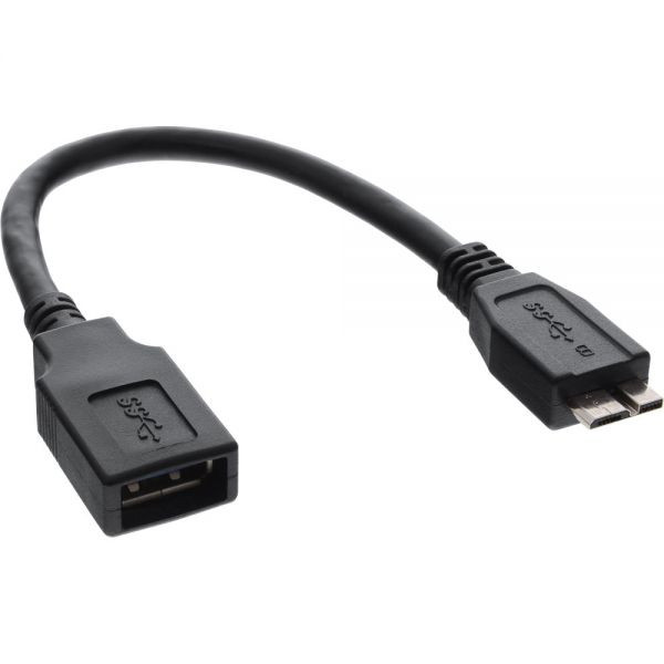 InLine Micro USB 3.0 OTG Host adapter 15cm