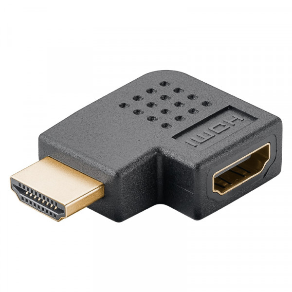 HDMI 2.1 Adapter - Haaks naar links - 8K 60Hz - Zwart