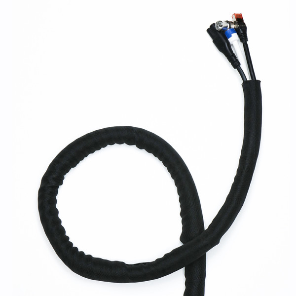 Cavus Kabelsok - 10 mm - Zelf Wikkelend - 1 meter - Zwart