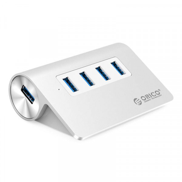 USB 3.0 Hub 4-poorts Aluminium