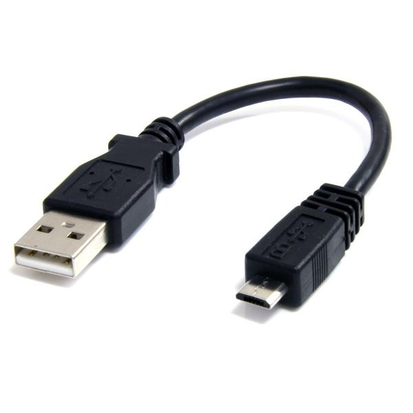 StarTech 15 cm Micro USB-kabel - A naar micro B