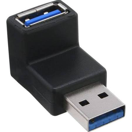 InLine USB 3.0 A-A Haakse adapter 90 graden omhoog