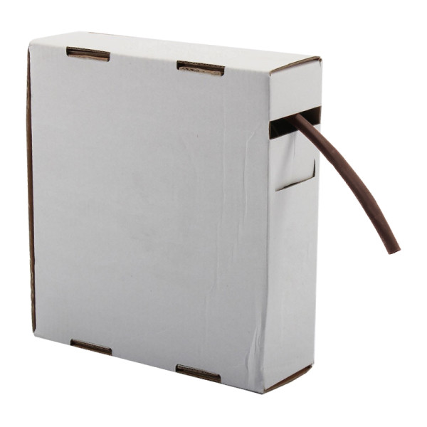 Krimpkous - 2:1 - 12,7 naar 6,35mm - 15 meter - Bruin