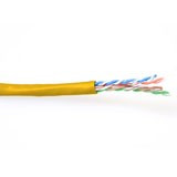 ACT UTP Cat6 Netwerkkabel Geel 100m Soepel
