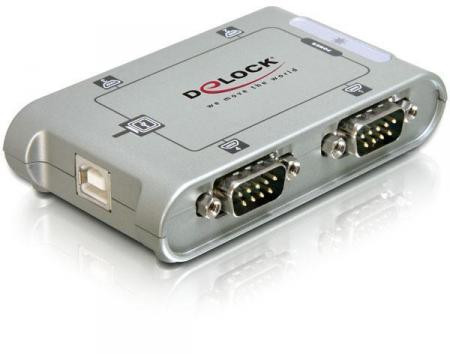 Delock USB - 4x RS232 Hub