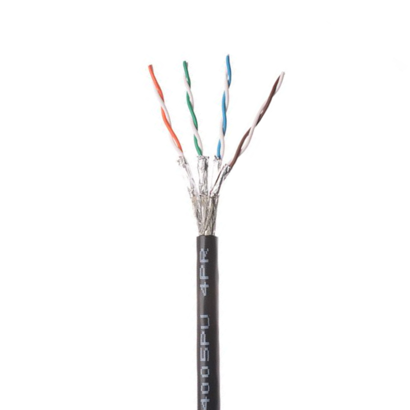 Belden S/FTP Cat7 industrial flex kabel 100m Zwart