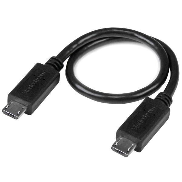 StarTech 20 cm USB OTG kabel - Micro USB naar Micro USB - M/M - USB OTG Adapter