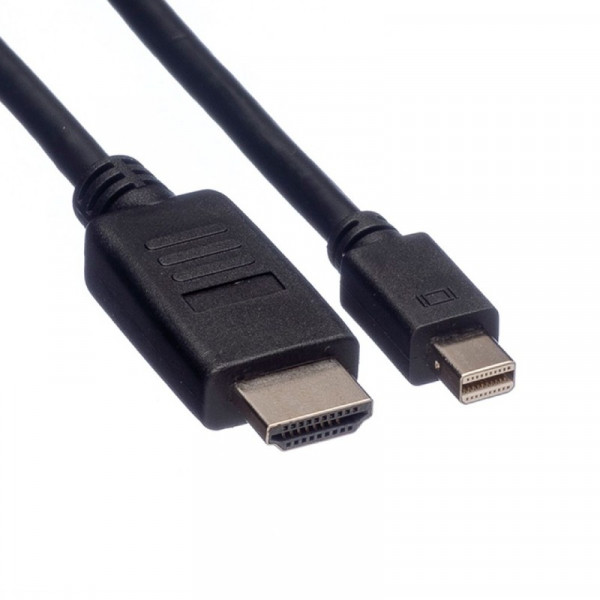 Mini DisplayPort naar HDMI Kabel - Full HD 60Hz - 2 meter - Zwart