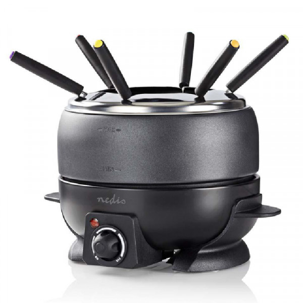 Fondue set - 6 personen - Instelbare temperatuur - 800W - Metaal