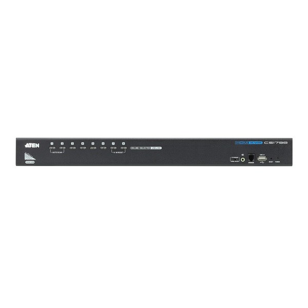 Aten CS1798 KVM-switch Rack-montage Zwart