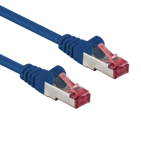 S/FTP CAT6A 10 Gigabit Netwerkkabel - CU - 20 meter - Blauw