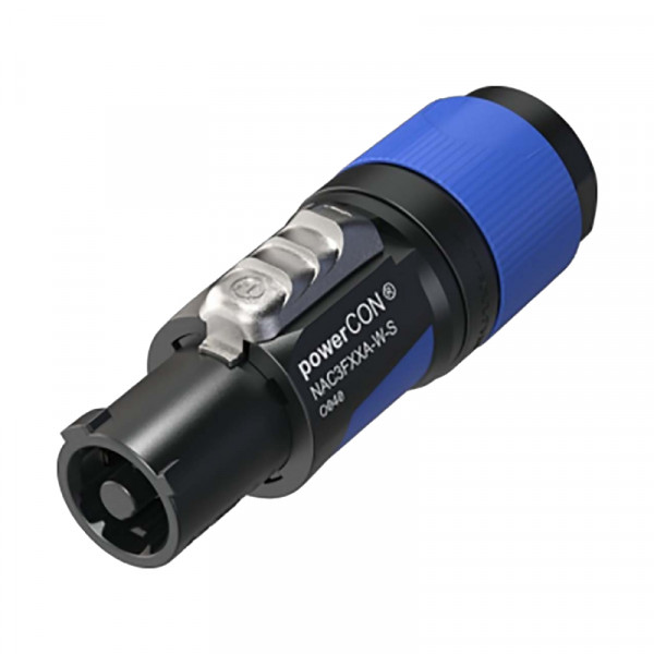 Neutrik NAC3FXXAWS PowerCON Stekker - Kabeldiameter 6mm-12mm - Zwart/Blauw