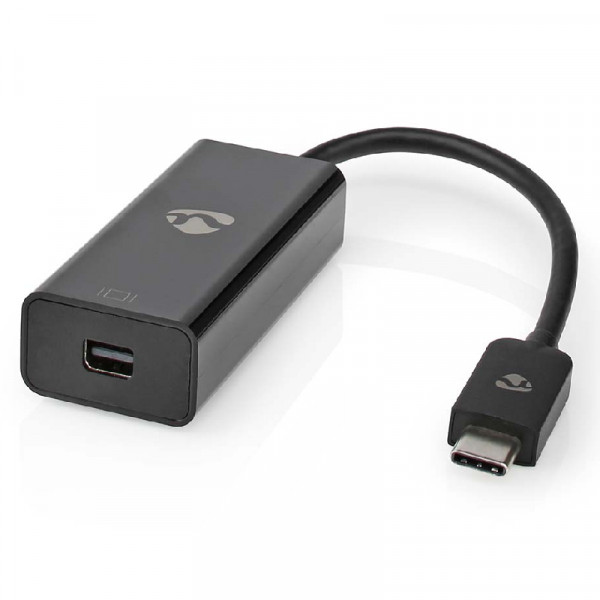 USB-C naar mini DisplayPort adapter 0,1m zwart