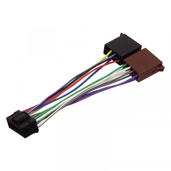 ISO kabel geschikt voor Sony autoradio - 30x12mm - Diverse CDX en MDX - 16-pins - 0,15 meter
