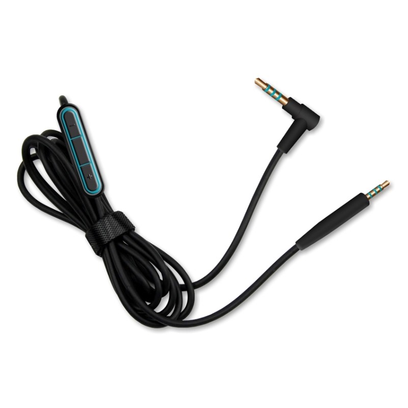 Audiokabel voor voor Bose QuietComfort 25 en 35 1,4 meter - Zwart/Blauw