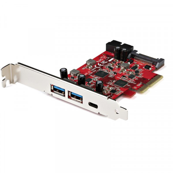 StarTech 5 poorts USB PCIe Kaart - 10Gbps 2xUSB/1xUSB-C,1x IDC
