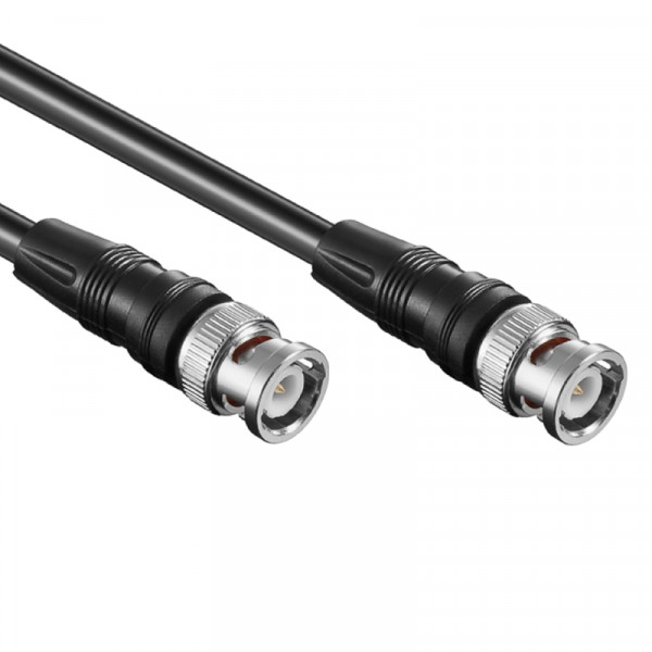 BNC Aansluitkabel - 75 Ohm - 20 meter - Zwart