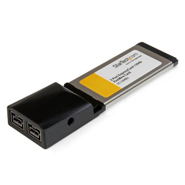 StarTech 2-Poort ExpressCard 1394b FireWire Laptop Adapterkaart