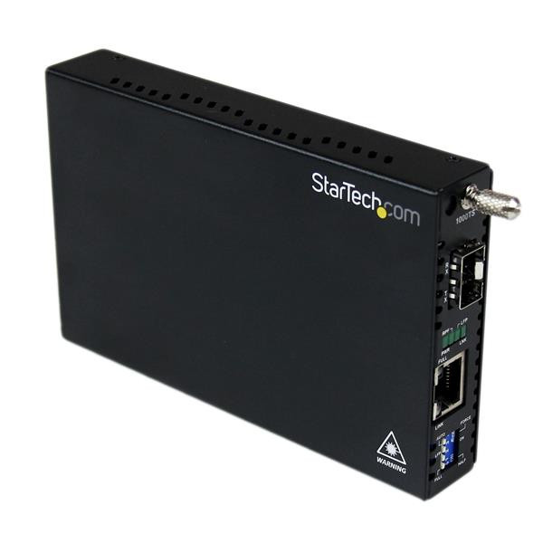 StarTech Gigabit ethernet glasvezelmediaconverter met open SFP-sleuf