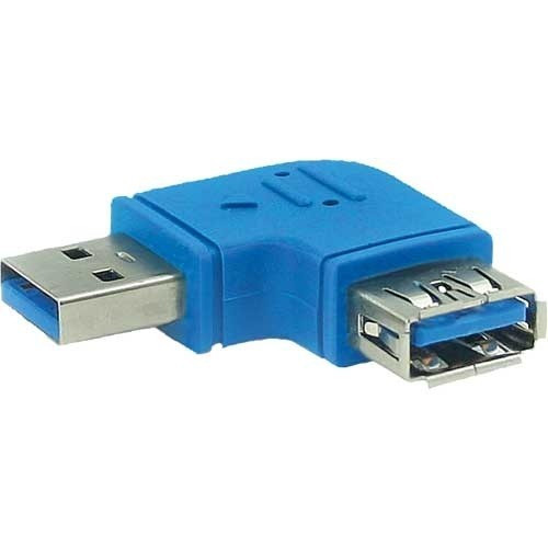 InLine USB 3.0 A-A Haakse adapter links 90°