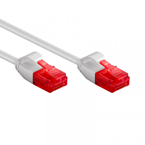 UTP CAT6 Slimline Gigabit Netwerkkabel - CU - 0,5 meter - Grijs