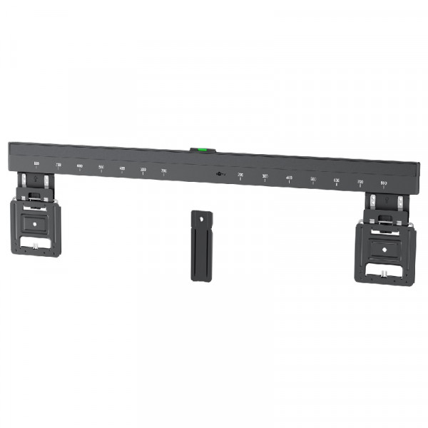 TV muurbeugel voor 43-100 inch schermen - Low profile - Tot 75kg - Zwart