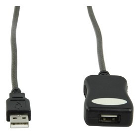 USB 2.0 Actieve Verlengkabel USB A 5m