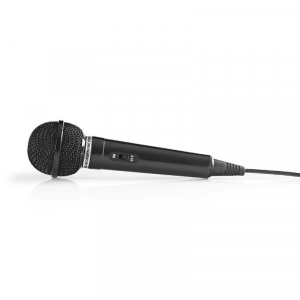 Bedrade Microfoon 6.35 mm -75 dB Zwart