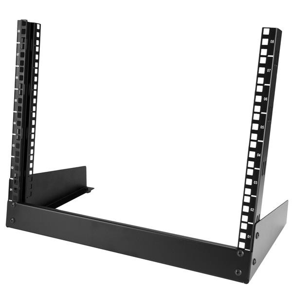 StarTech 8U Desktop rack serverkast - 2-stijlen Open Frame Rack