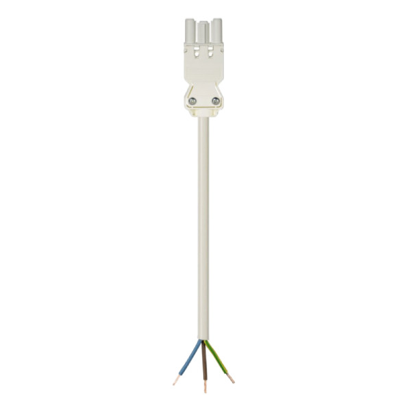 Wieland Aansluitsnoer - GST18-3® (v) naar Open Einde - 3G1,50mm² - 2,5 meter - Wit