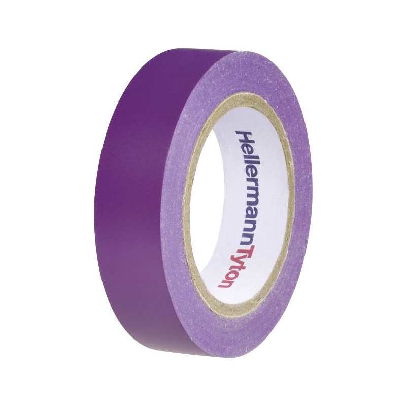 HellermannTyton HelaTape Flex 15 710-00109 Isolatietape HelaTape Flex 15 Violet (l x b) 10 m x 15 mm 1 stuk(s)