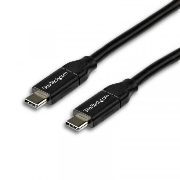StarTech 2 meter USB-C kabel - 5A/100W PD - USB 2.0 USB-IF cert - Zwart